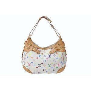 Louis Vuitton Greta Shoulder Bag Monogram Multicolore Multicolor White